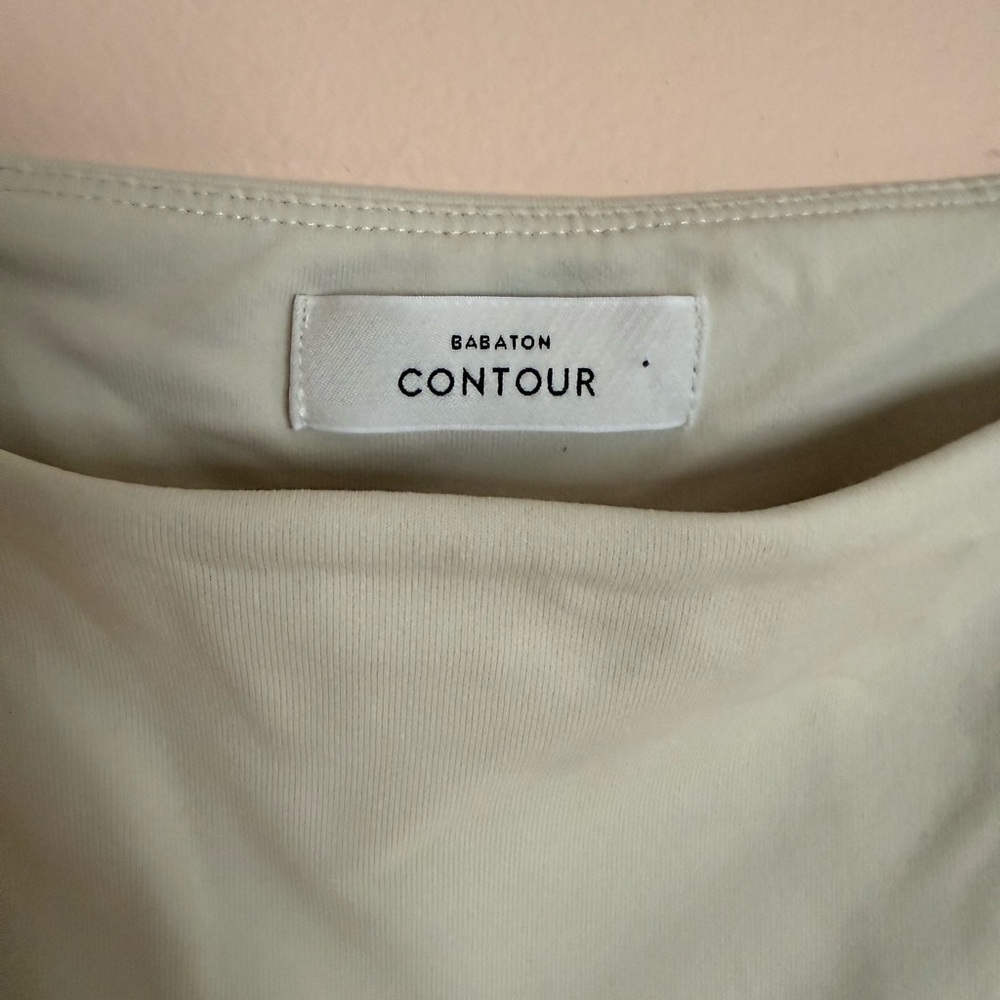 Babaton Contour Soft Cream Top bodysuit
